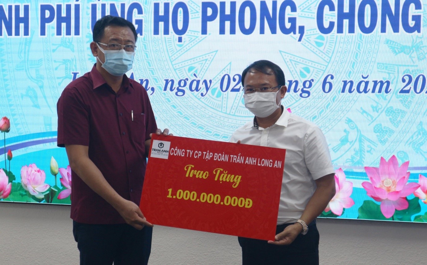 Trần Anh Group ủng hộ 1 tỷ đồng phòng chống dịch Covid-19